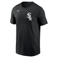 T-shirt Nike pour homme, noir, Chicago White Sox, Fuse Wordmark