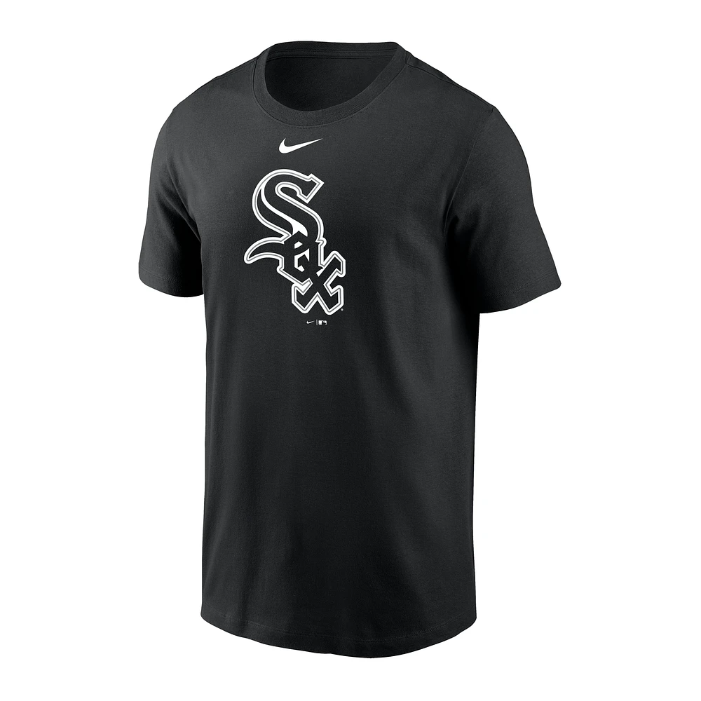 T-shirt Nike noir avec logo Chicago White Sox pour homme