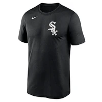 Men's Nike Black Chicago White Sox Legend Fuse Wordmark T-Shirt