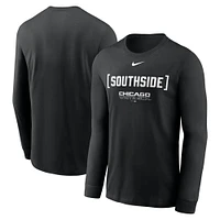 Men's Nike Black Chicago White Sox Local Nickname Long Sleeve T-Shirt