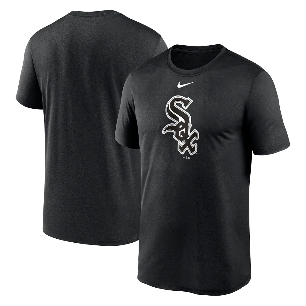 T-shirt avec logo New Legend des Chicago White Sox de Nike pour homme, noir