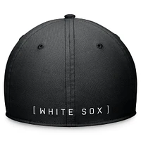 Casquette Nike noire Chicago White Sox Primetime Performance SwooshFlex pour homme