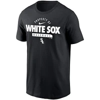 T-shirt Nike noir Chicago White Sox Primetime Property Of Practice pour homme