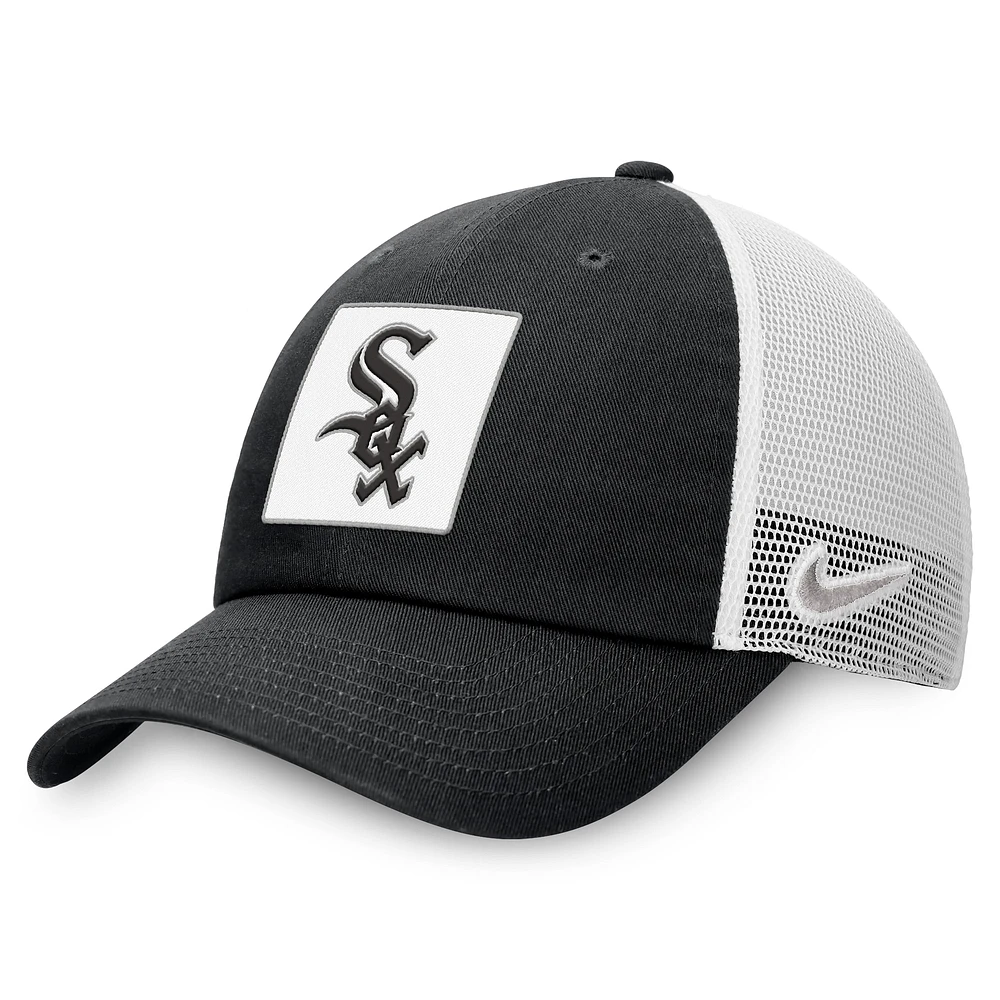 Men's Nike Black Chicago White Sox Rise Adjustable Trucker Hat