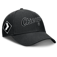 Men's Nike Black Chicago White Sox Rise Gaberdine Adjustable Hat