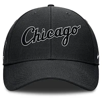 Men's Nike Black Chicago White Sox Rise Gaberdine Adjustable Hat