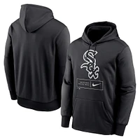 Sweat à capuche Nike Chicago White Sox Season Pattern pour homme Noir