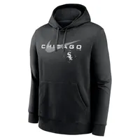 Men's Nike Black Chicago White Sox Swoosh NeighborHOOD Pullover Hoodie