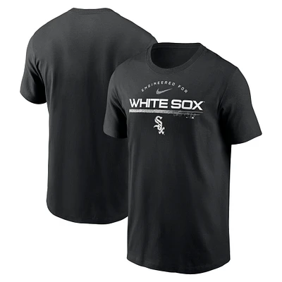 T-shirt de performance Nike Chicago White Sox Team Engineered pour homme, noir