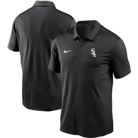 Nike Men's Silver, Black Chicago White Sox Team Baseline Striped