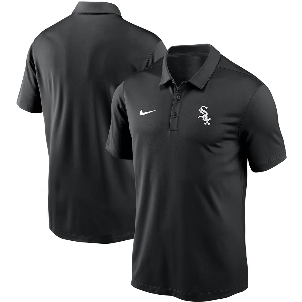 Polo de performance Franchise avec logo l'équipe Chicago White Sox Nike pour homme, noir