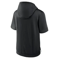 Men's Nike Black Chicago White Sox Tri-Code Lockup Short Sleeve Pullover Hoodie