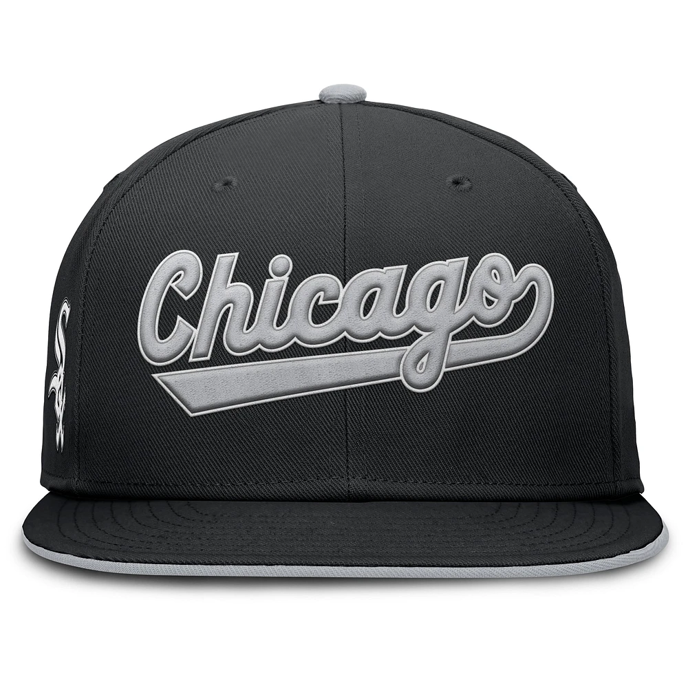 Men's Nike Black Chicago White Sox True Performance Fitted Hat