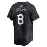 Maillot Nike Bo Jackson pour homme, noir, Chicago White Sox City Connect, joueur retraité