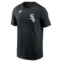 T-shirt Nike Bo Jackson pour homme, noir, Chicago White Sox, Cooperstown Collection Fuse avec nom et numéro