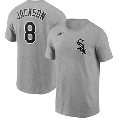 T-shirt Nike Bo Jackson Heathered Grey Chicago White Sox Cooperstown Collection pour homme avec nom et numéro