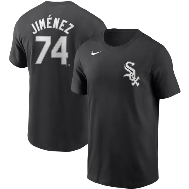 Men's Nike Lucas Giolito Black Chicago White Sox Name & Number T-Shirt