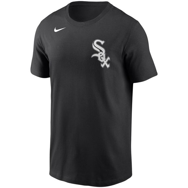 T-shirt avec nom et numéro Nike Eloy Jimenez pour homme, noir, Chicago White Sox