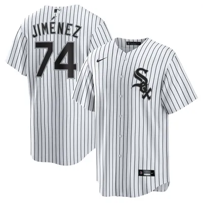 Maillot Nike Eloy Jimenez pour homme, réplique du nom joueur à domicile des Chicago White Sox, blanc