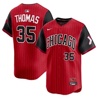 Men's Nike Frank Thomas Red/Black Chicago White Sox 2025 City Connect Limited Retired Player Jersey