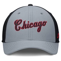 Men's Nike Gray/Navy Chicago White Sox Rise Swoosh Performance Flex Hat