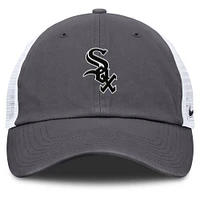 Casquette de camionneur ajustable Nike grise Chicago White Sox pour homme