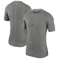 T-shirt de base Nike gris pour homme la collection authentique des Chicago White Sox