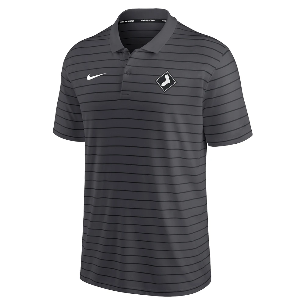 Polo Nike gris Chicago White Sox City Connect Franchise pour homme