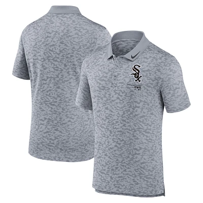 Polo Performance Nike Chicago White Sox Next Level pour Homme Gris