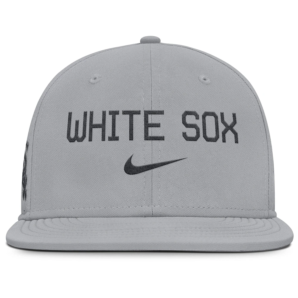 Men's Nike Gray Chicago White Sox True Performance Fitted Hat