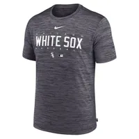 T-shirt d'entraînement pour homme Nike Heather Charcoal Chicago White Sox Authentic Collection Velocity Performance