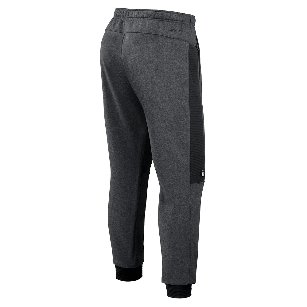 Men's Nike Heathered Gray/Black Chicago White Sox Authentic Collection Flux Performance Jogger Pants