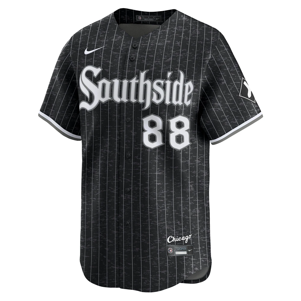 Men's Nike Luis Robert Jr. Black Chicago White Sox City Connect Limited Jersey