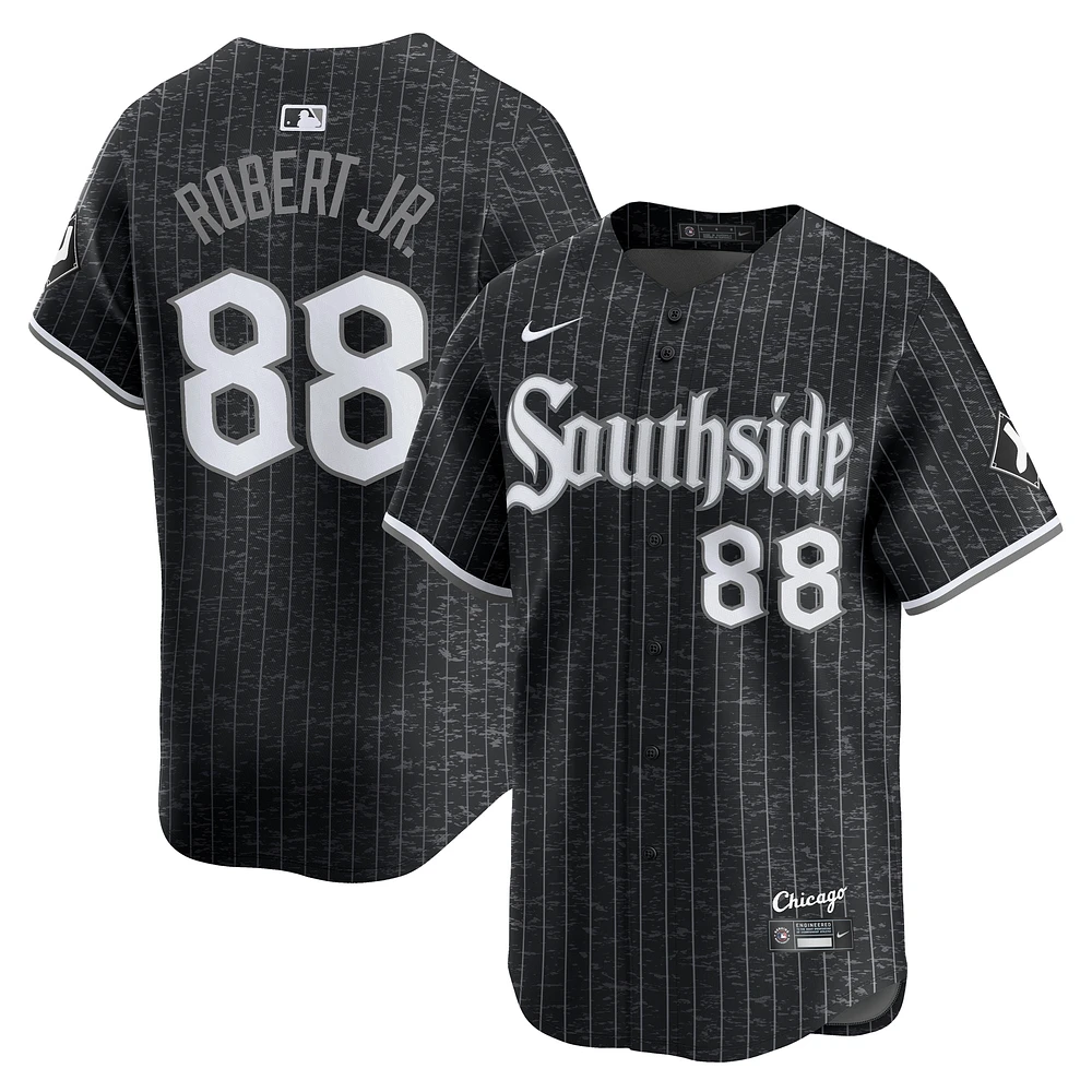 Maillot de joueur Nike Luis Robert Jr. Chicago White Sox City Connect Limited pour homme, noir