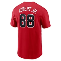 Men's Nike Luis Robert Jr. Red Chicago White Sox 2025 City Connect Fuse Name & Number T-Shirt
