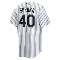 Men's Nike Michael Soroka White Chicago Sox Home Replica Jersey