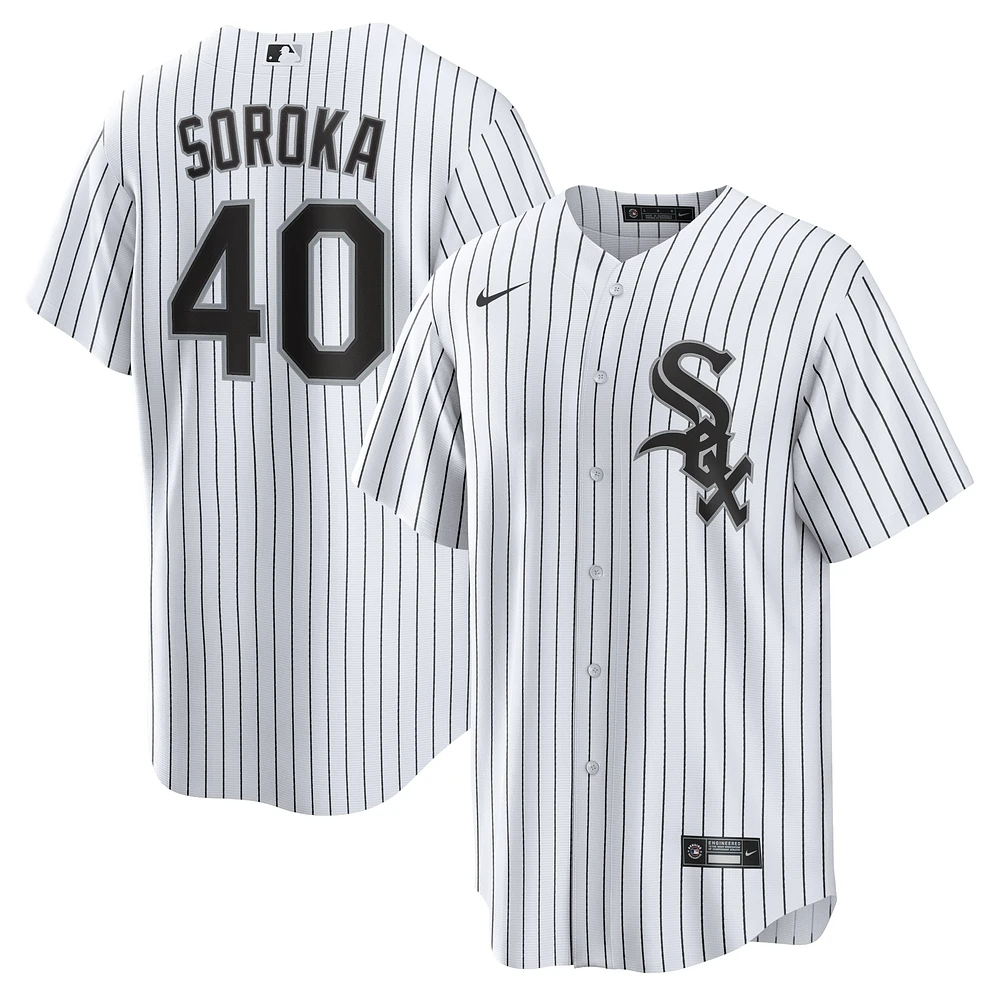 Maillot Nike Michael Soroka pour homme, réplique à domicile des Chicago White Sox, blanc