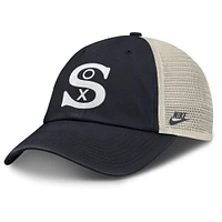 Men's Nike Navy/Natural Chicago White Sox Cooperstown Collection Club Trucker Adjustable Hat