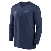 Men's Nike Navy Chicago White Sox Authentic Collection Game Time Performance Quarter-Zip Top