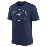 Men's Nike Navy Chicago White Sox Authentic Collection Tri-Blend Performance T-Shirt