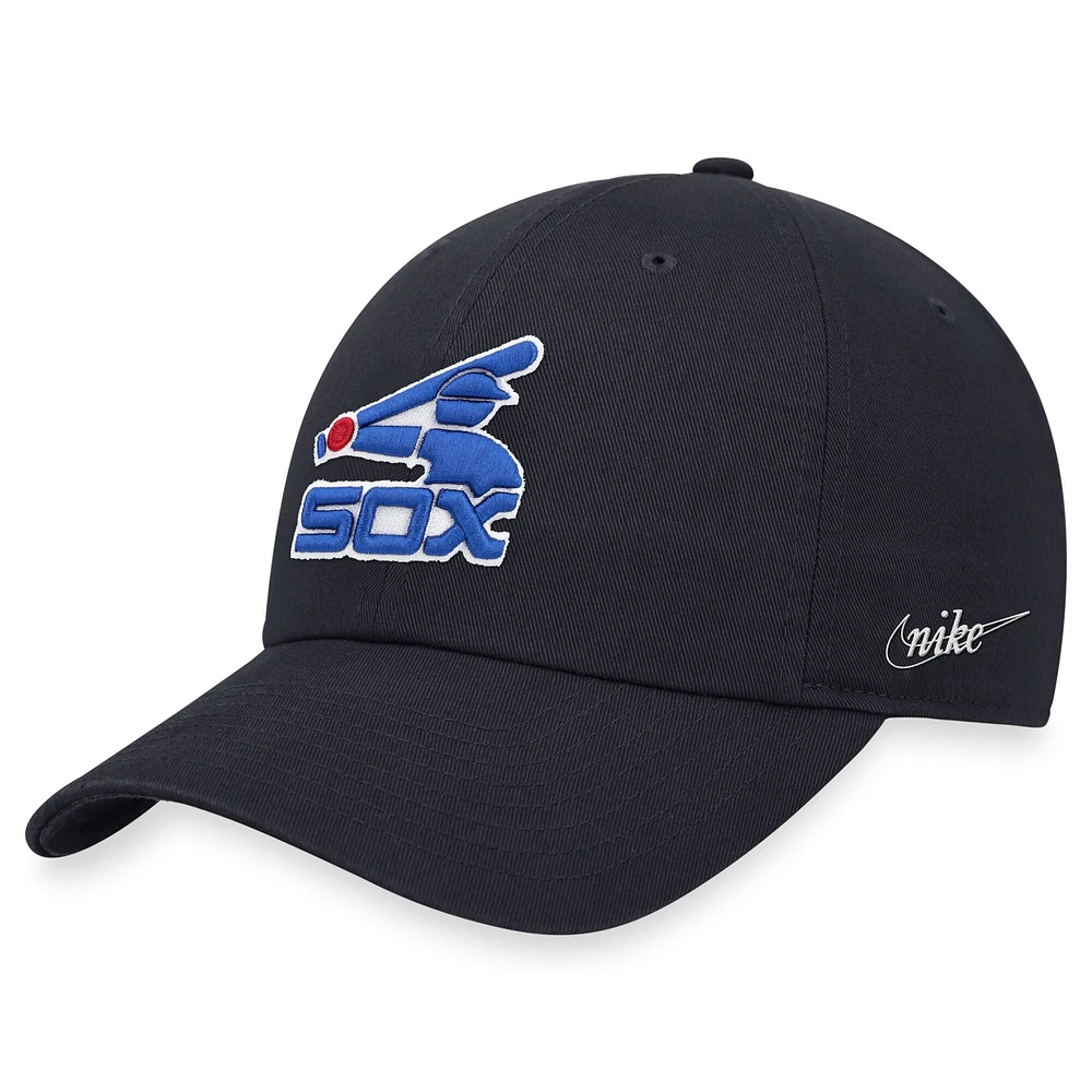 Men's Nike Navy Chicago White Sox Cooperstown Collection Heritage86 Adjustable Hat