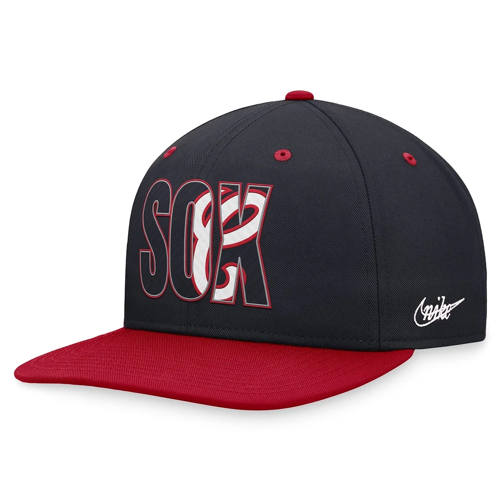 Casquette Nike bleu marine à visière ajustable Cooperstown Collection Pro Chicago White Sox pour homme