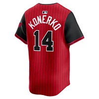 Men's Nike Paul Konerko Red/Black Chicago White Sox 2025 City Connect Limited Retired Player Jersey