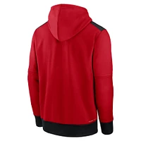 Sweat à capuche Nike Performance authentique Chicago White Sox 2025 City Connect pour homme, rouge/noir