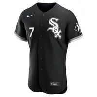 Men's Nike Tim Anderson Black Chicago White Sox Alternate Authentic Player Jersey