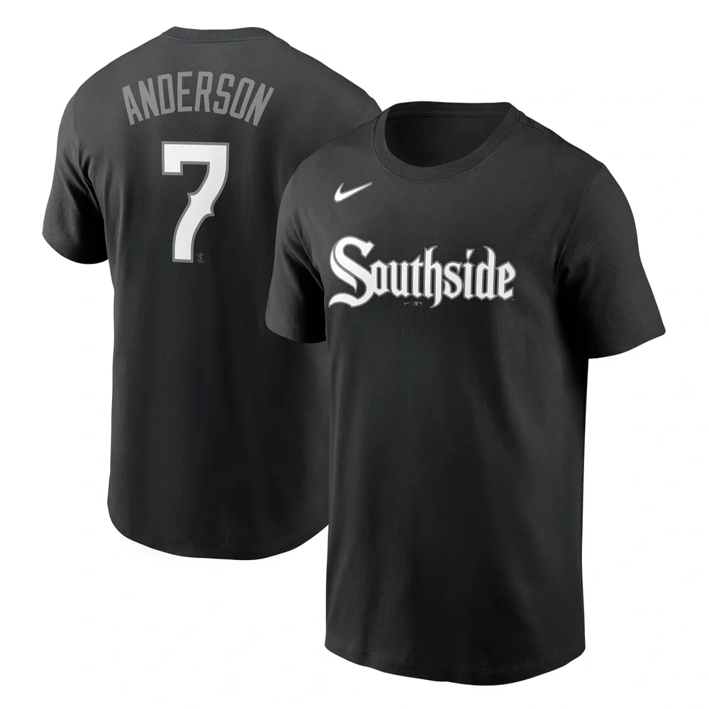 Lids Tim Anderson Chicago White Sox Nike City Connect Name & Number T-Shirt  - Black