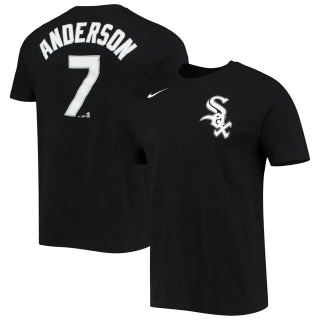 Men's Chicago White Sox Tim Anderson Nike Black City Connect