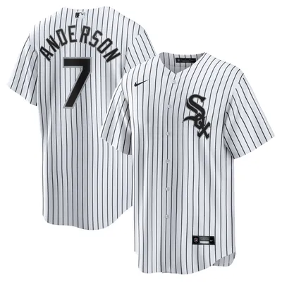 Chicago White Sox Nike Alternate Replica Custom Jersey - Black