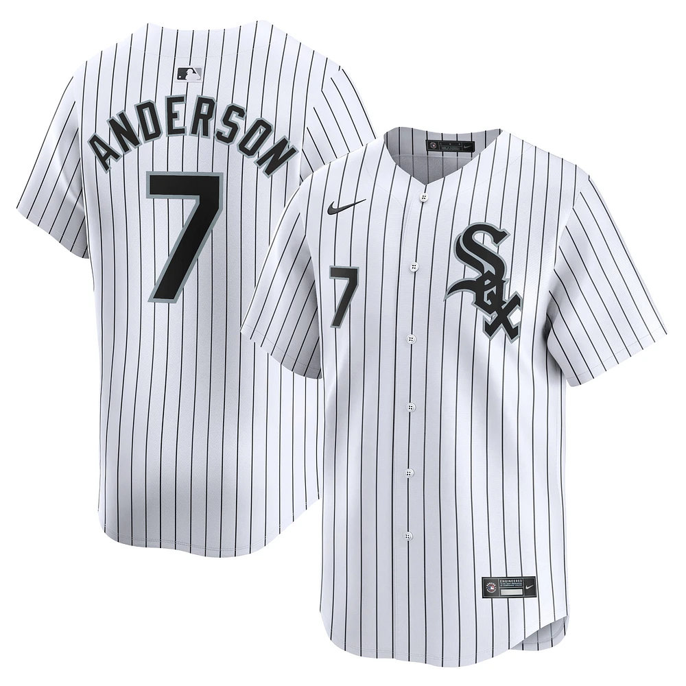 Men's Nike Tim Anderson White Chicago Sox Home Limited Player Jersey