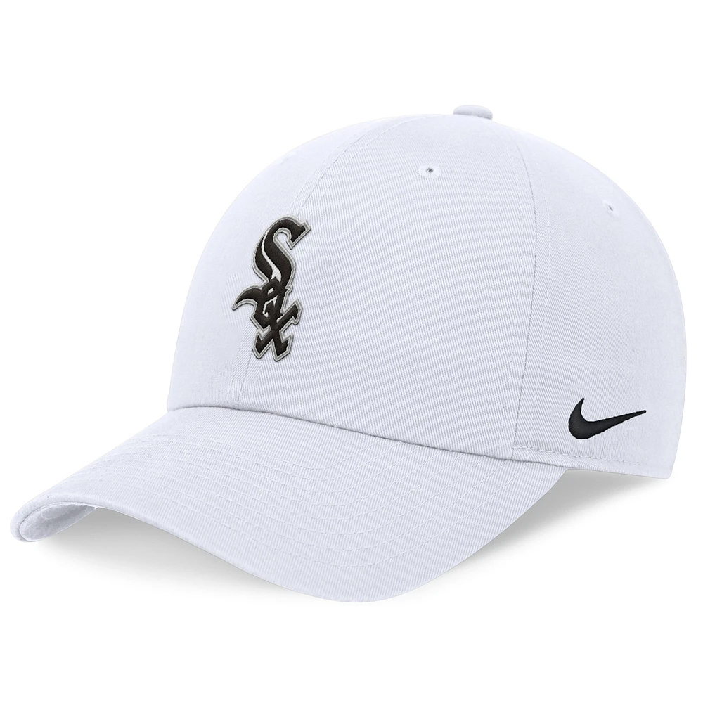 Men's Nike White Chicago White Sox Club Adjustable Hat